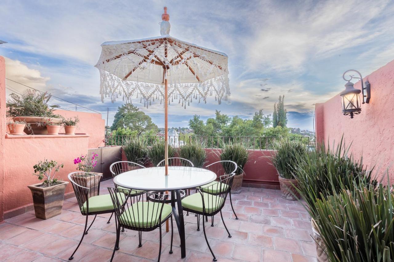 3Br Garden Home With Rooftop & Garage In Centro ซานมิเกล เด อาเญนเด ภายนอก รูปภาพ